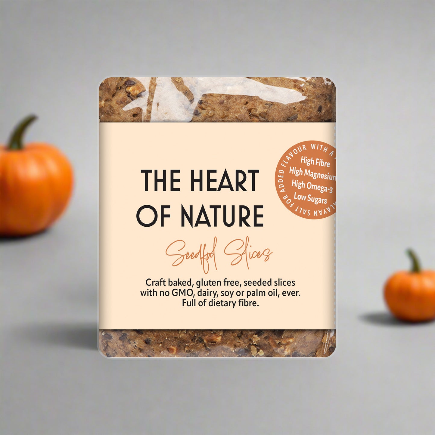 6 x 550 g THE HEART OF NATURE Super Seed Veganer Laib