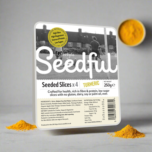 1 x 250g SEEDFUL Slices with Turmeric ( 4 Slices Each Pack )