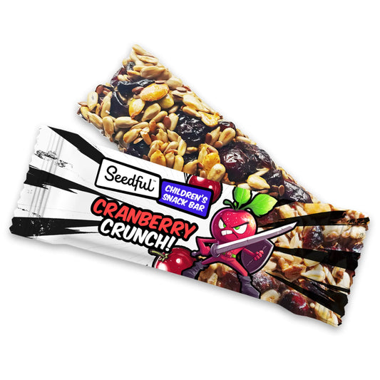 SEEDFUL Cranberry Crunch Bar 40g ( Children's Snack Bar )