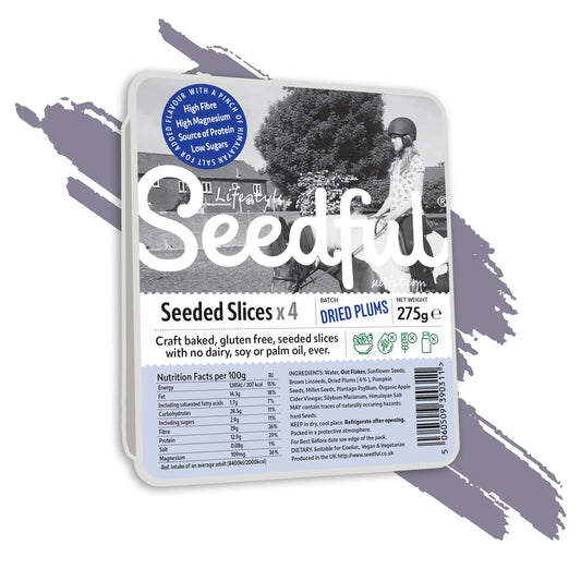 1 x 275g SEEDFUL Slices with Dried Plums ( 4 Slices Each Pack )