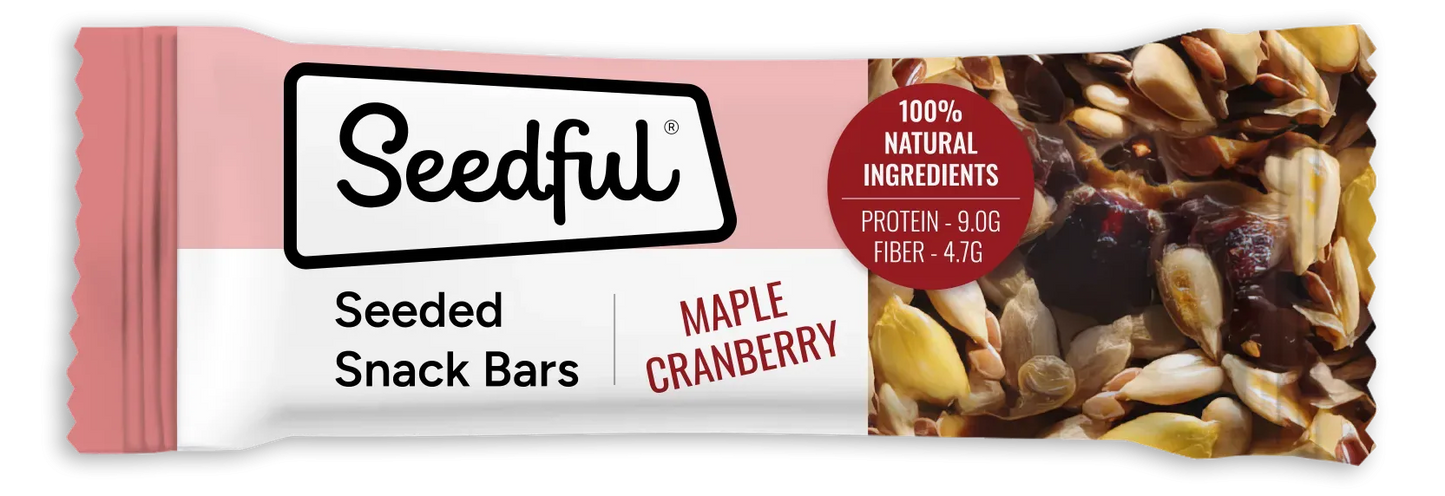 SEEDFUL Cranberry Protein Bar 40g