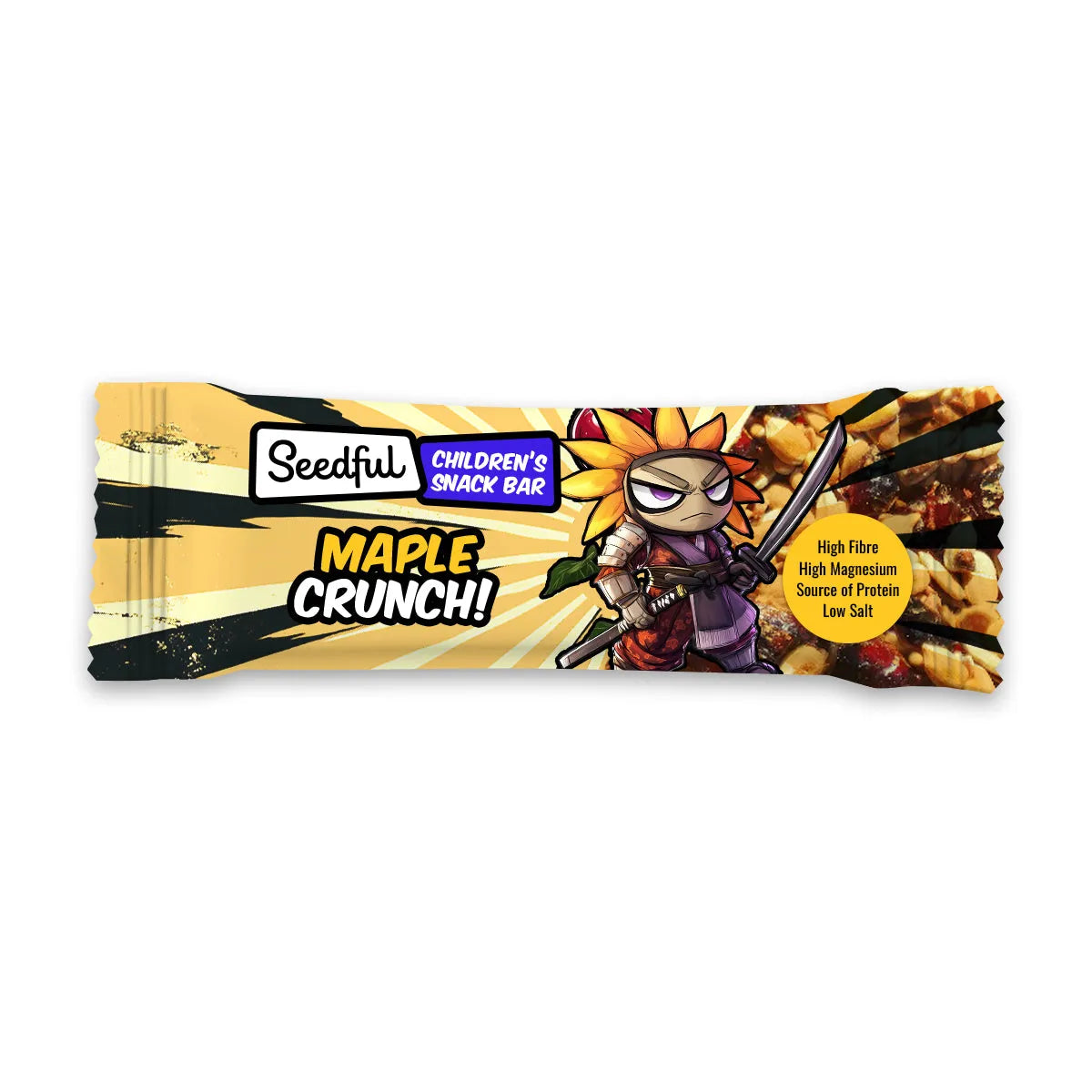 SEEDFUL Maple Crunch Bar 40g ( Children's Snack Bar )